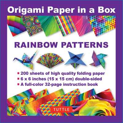 Origami Paper In A Box Rainbow Patterns Newsouth Books