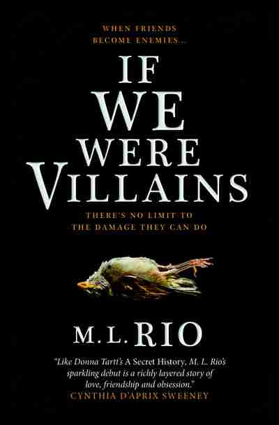 Resultado de imagen de if we were villains (m. l. rio)