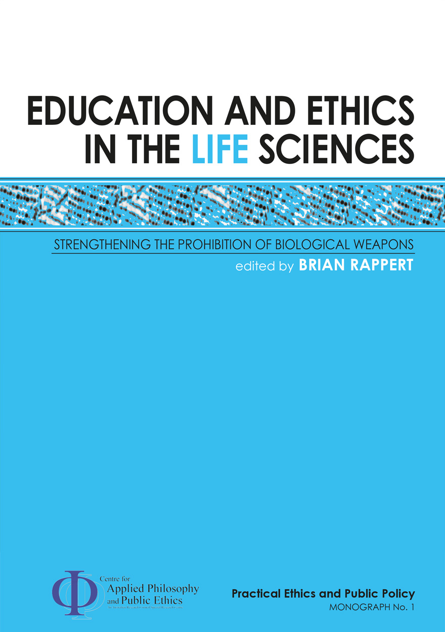 Education And Ethics In The Life Sciences Newsouth Books