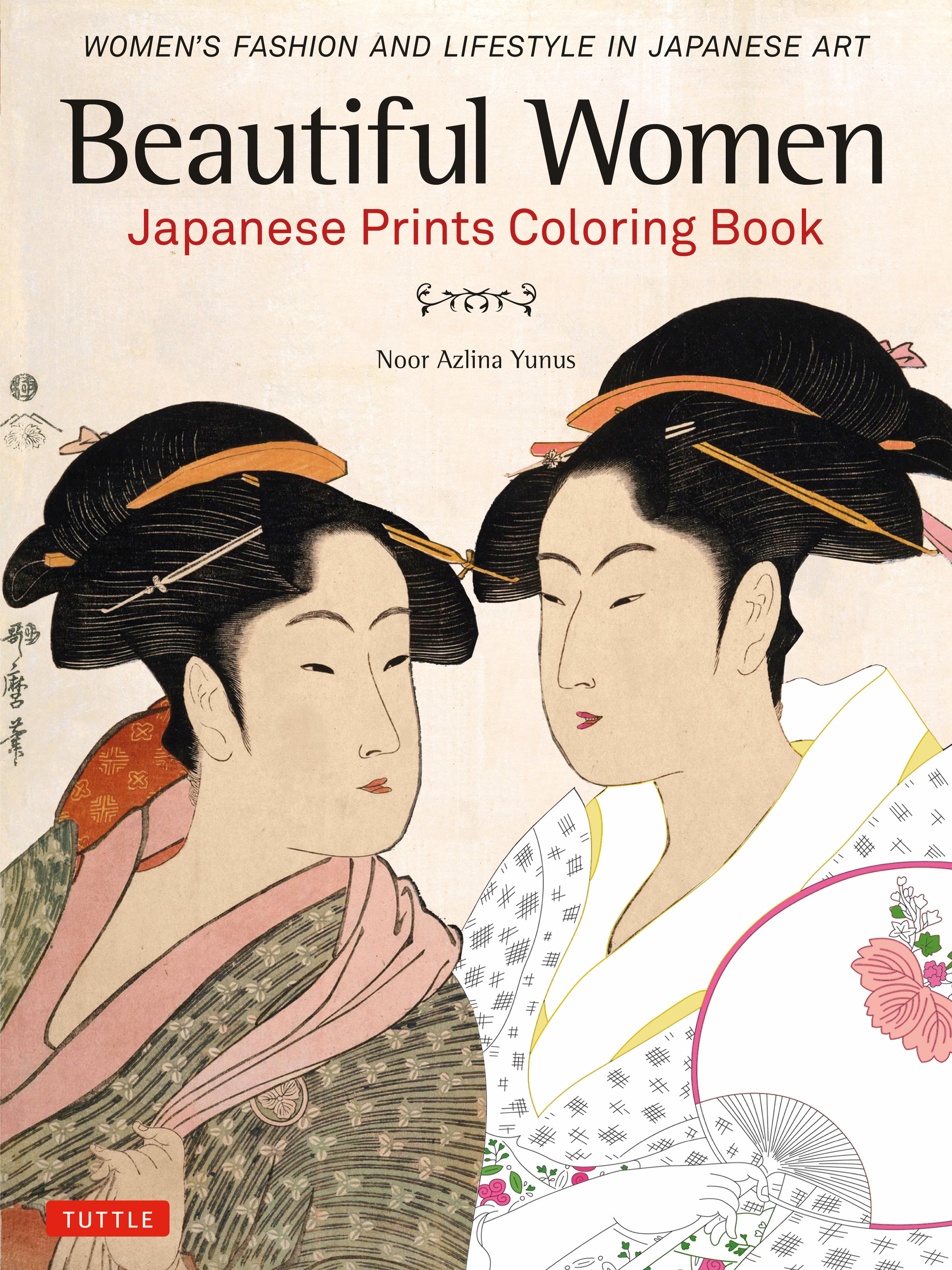 Beautiful Women Japanese Prints Coloring Book Newsouth Books